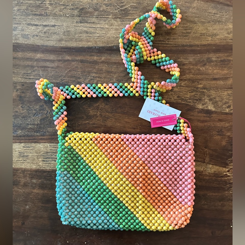Isaac Mizrahi beaded Rainbow purse/cross body bag. New with tags. - Picture 2 of 3